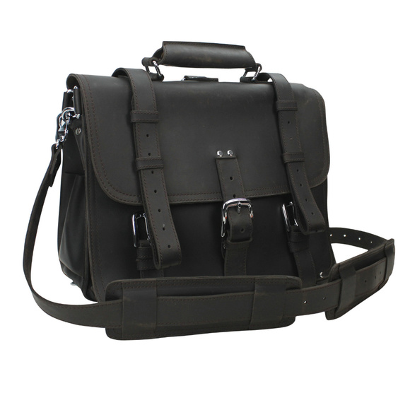 16" Large Leather Briefcase Backpack L09DB